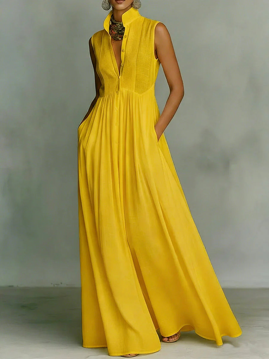 Long Vacation-style French-colored Dress