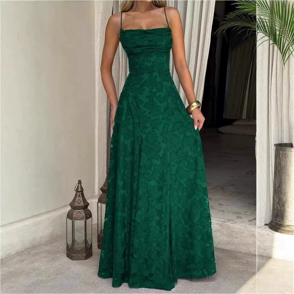 Spice Girl Wind Wine Red Dress With Suspenders