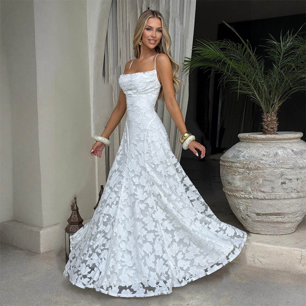 Spice Girl Wind Wine Red Dress With Suspenders