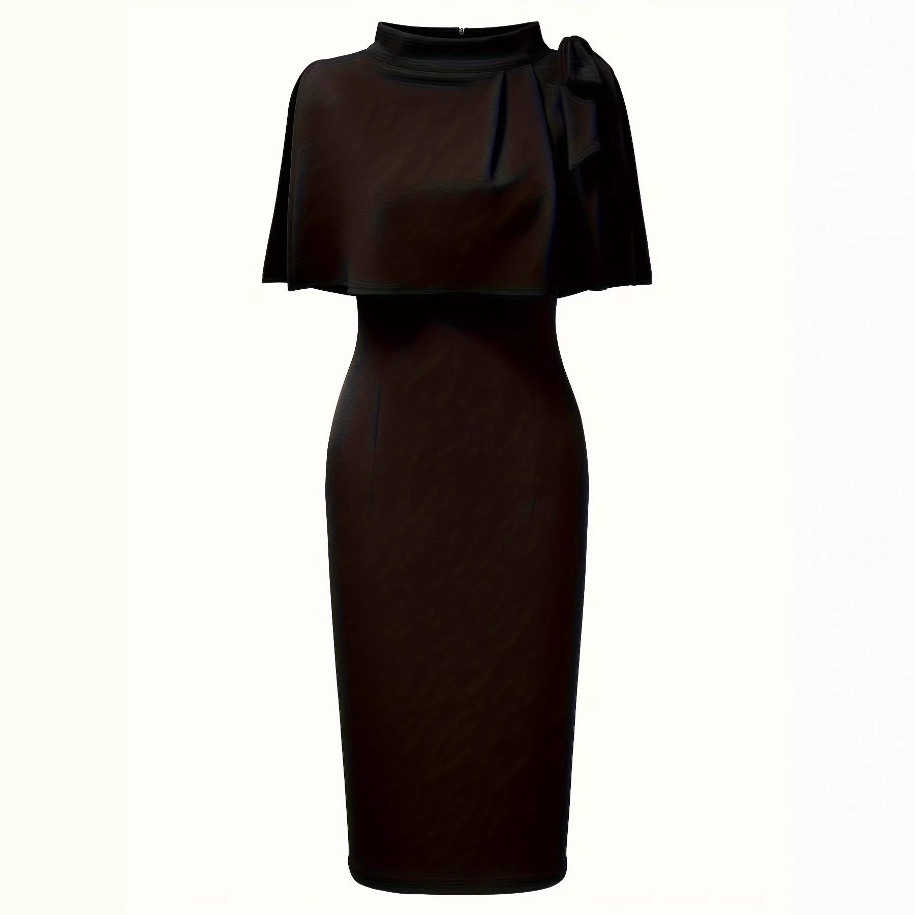Three-dimensional Waist-cinching Body-hugging Pencil Skirt Solid Color