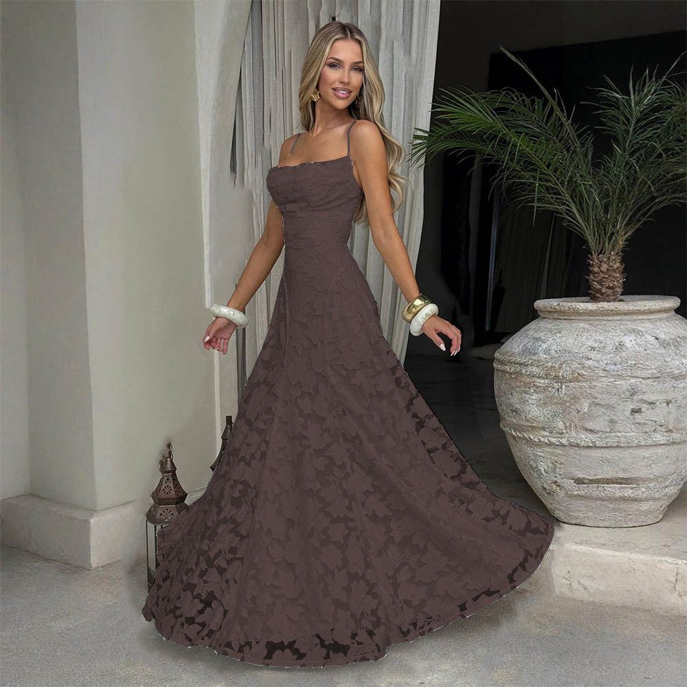 Spice Girl Wind Wine Red Dress With Suspenders