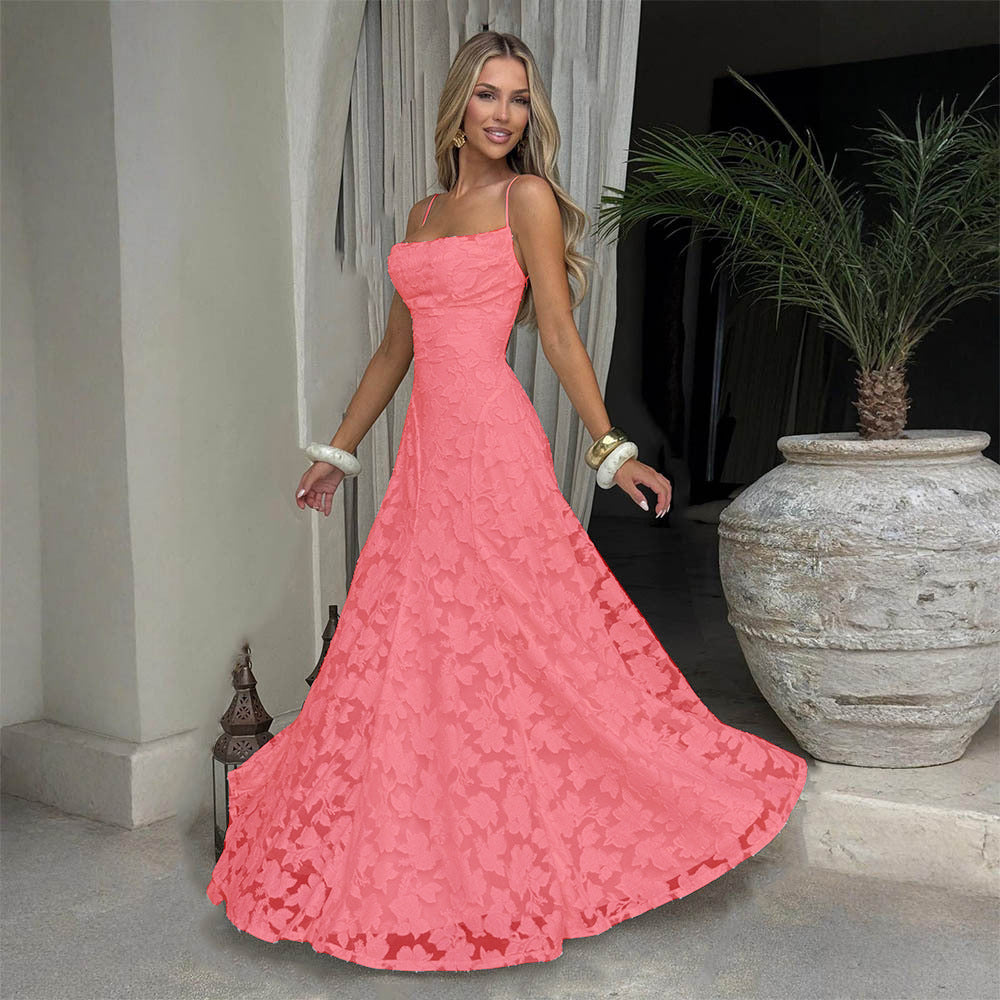 Spice Girl Wind Wine Red Dress With Suspenders